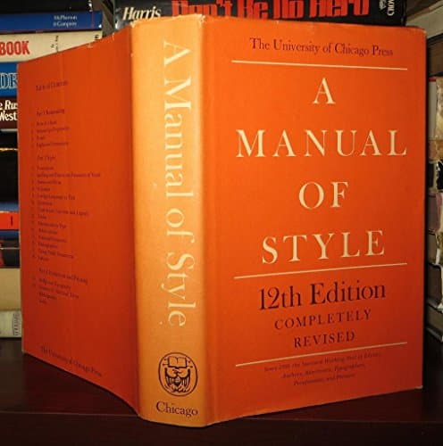 Book cover for A Manual of Style by Author