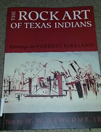 Book cover for The Rock Art of Texas Indians by Newcomb. W. W. , Jr.