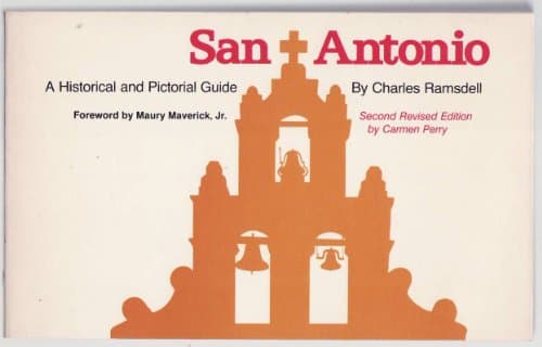 Book cover for San Antonio: A Historical and Pictorial Guide by Ramsdell, Charles