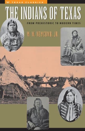Book cover for The Indians of Texas: From Prehistoric to Modern Times by W. W. Newcomb Jr.