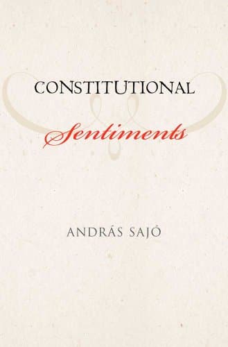 Book cover for Constitutional Sentiments by Sajo, Andras
