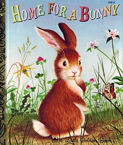 Book cover for Home For a Bunny (Little Golden Book) by Brown, Margaret Wise