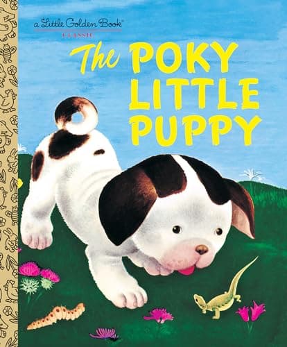 Book cover for The Poky Little Puppy (A Little Golden Book Classic) by Sebring Lowrey, Janette