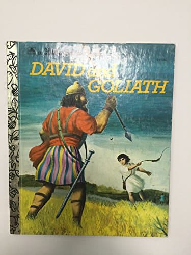 Book cover for David and Goliath (A Little Golden Book) by Barbara Shook Hazen