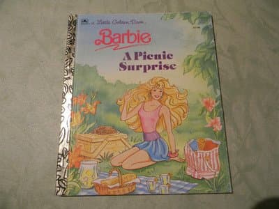 Book cover for Barbie: A Picnic Surprise by Golden Books