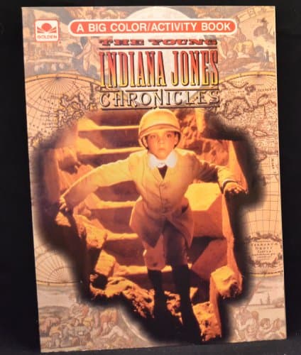 Book cover for Young Indiana Jones Big Color by Golden Books