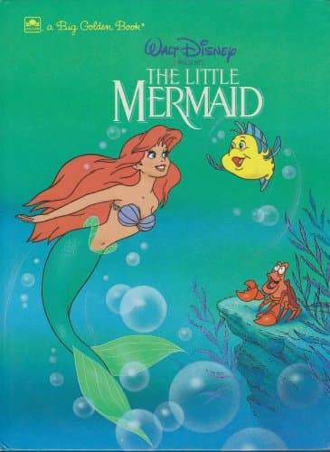 Book cover for The Little Mermaid (A Big Golden Book) by Teitelbaum, Michael