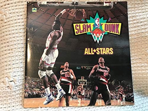 Book cover for Nba Slam Dunk All-stars (Golden Look-look Book) by Golden Books