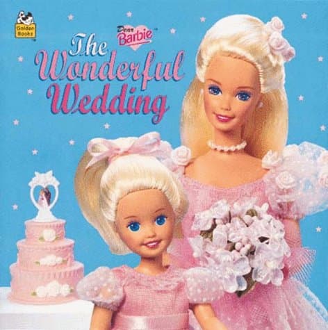 Book cover for Dear Barbie: Wonderful Wedding (Look-Look) by Golden Books