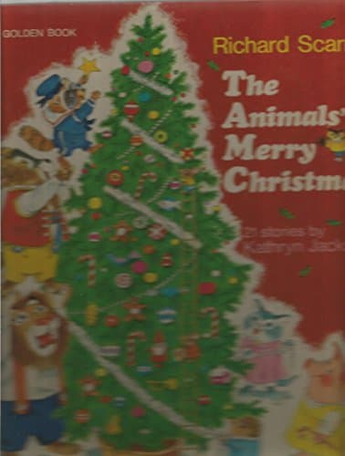 Book cover for The Animals' Merry Christmas by Kathryn Jackson