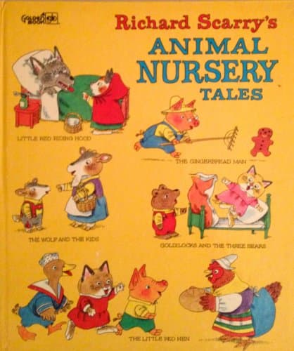 Book cover for Richard Scarry's Animal Nursery Tales by Richard Scarry
