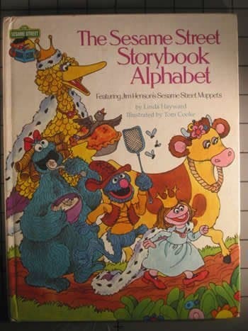 Book cover for Sesame Street Storybook Alphabet by Weiss Base, Ellen