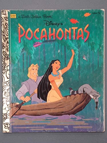 Book cover for Disney's Pocahontas (A Little Golden Book) by Justine Korman