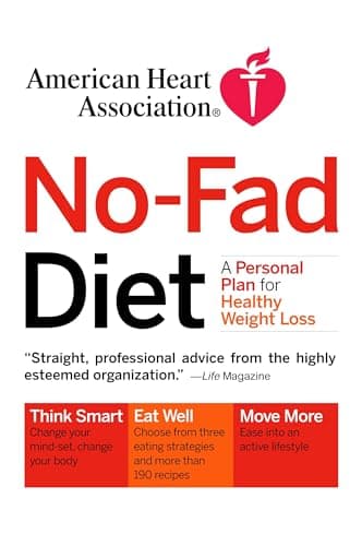 Book cover for American Heart Association No-Fad Diet: A Personal Plan for Healthy Weight Loss by American Heart Association