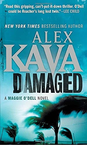 Book cover for Damaged (Maggie O'dell) by Kava, Alex