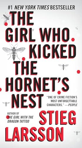 Book cover for The Girl Who Kicked the Hornet's Nest: A Lisbeth Salander Novel (The Girl with the Dragon Tattoo Series) by Larsson, Stieg