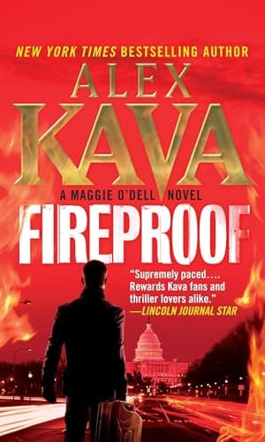 Book cover for Fireproof: A Maggie O'Dell Mystery by Kava, Alex
