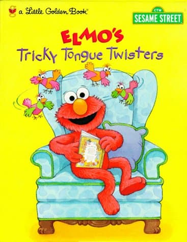 Book cover for Elmo's Tricky Tongue Twisters (Sesame Street) by Albee, Sarah