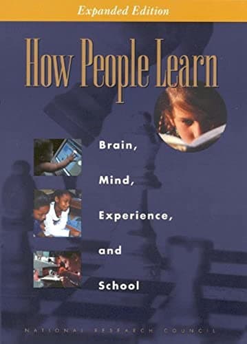 Book cover for How People Learn: Brain, Mind, Experience, and School: Expanded Edition (Informal Learning) by National Research Council