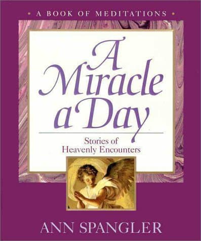 Book cover for Miracle a Day, A by Spangler, Ann