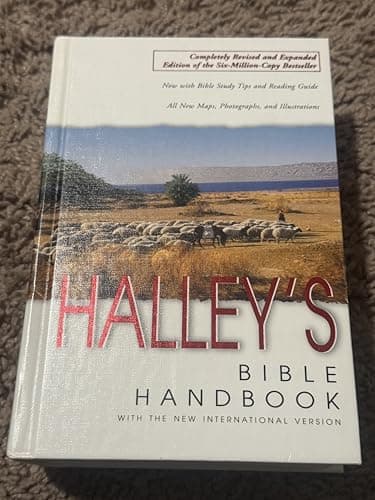 Book cover for Halley's Bible Handbook with the New International Version by Halley, Henry H.