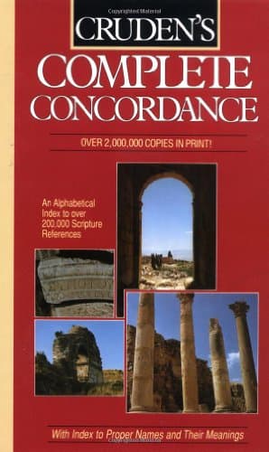 Book cover for Cruden's Complete Concordance by Cruden, Alexander