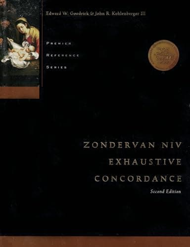 Book cover for Zondervan NIV Exhaustive Concordance by Zondervan Publishing