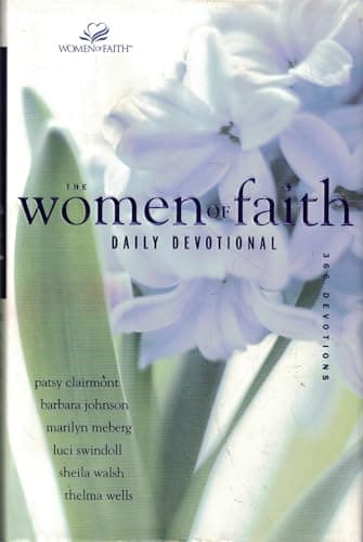 Book cover for The Women of Faith Daily Devotional by Johnson, Barbara
