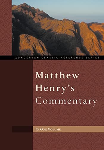 Book cover for Matthew Henry's Commentary One Volume by Henry, Matthew