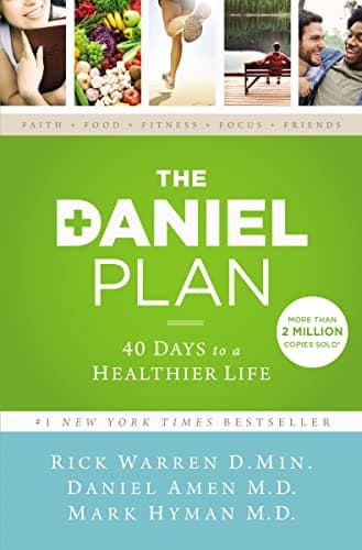 Book cover for The Daniel Plan: 40 Days to a Healthier Life by Warren, Rick