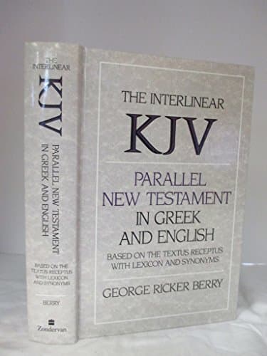 Book cover for Interlinear KJV Parallel New Testament in Greek and English by Berry, George Ricker