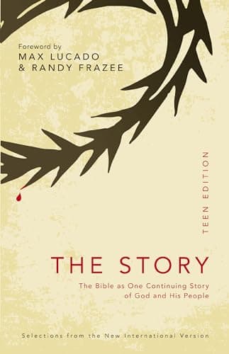 Book cover for The Story: The Bible as One Continuing Story of God and His People by Max Lucado