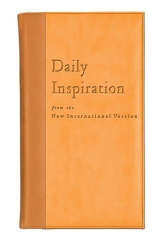Book cover for Daily Inspiration: from the New International Version Deluxe by Pat Matuszak