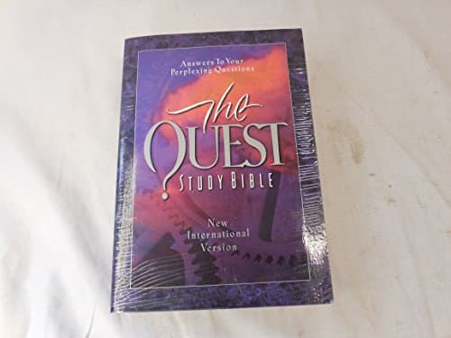 Book cover for Quest Study Bible, New International Version by Niv