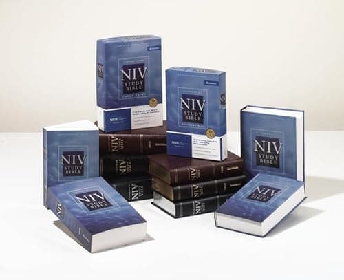 Book cover for Zondervan NIV Study Bible, Large Print by Barker, Kenneth L.