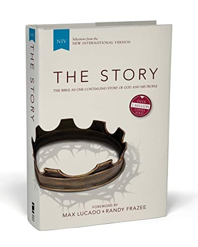 Book cover for NIV, The Story, Hardcover: The Bible as One Continuing Story of God and His People by Max Lucado
