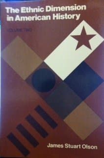 Book cover for Ethnic Dimension in American History by James Stuart Olson