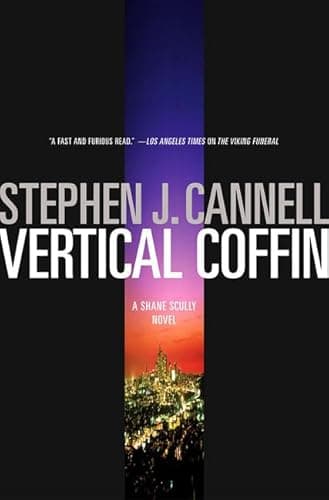 Book cover for Vertical Coffin: A Shane Scully Novel by Cannell, Stephen J.