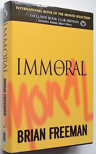Book cover for Immoral (Jonathan Stride) by Freeman, Brian