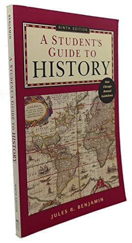 Book cover for A Student's Guide to History by Benjamin, Jules R.