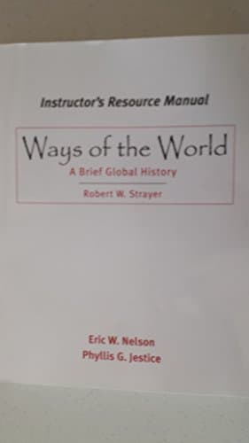 Book cover for Ways of the World: A Brief Global History by Strayer, Robert W.
