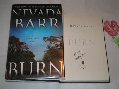 Book cover for Burn: An Anna Pigeon Novel (Anna Pigeon Mysteries) by Barr, Nevada