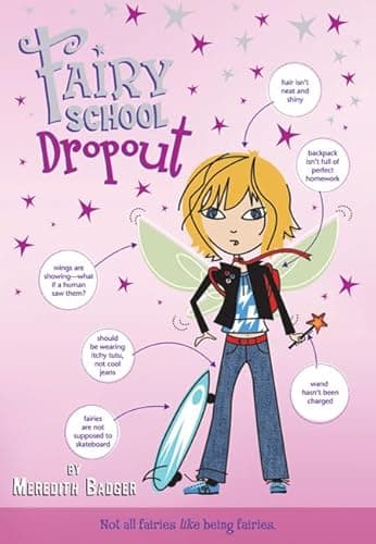 Book cover for Fairy School Dropout by Badger, Meredith