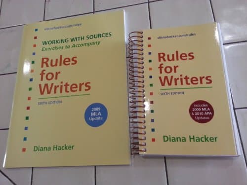 Book cover for Rules for Writers with 2009 MLA and 2010 APA Updates by Hacker, Diana