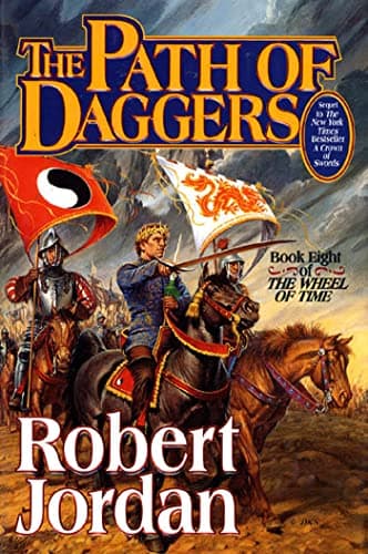 Book cover for The Path of Daggers (The Wheel of Time, Book 8) (Wheel of Time, 8) by Jordan, Robert