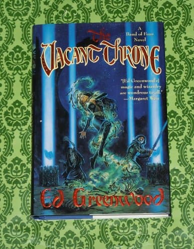 Book cover for The Vacant Throne: A Band of Four Novel by Greenwood, Ed