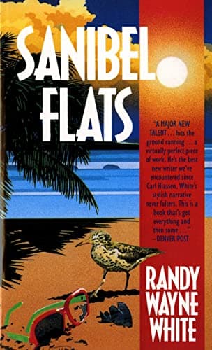 Book cover for Sanibel Flats: A Doc Ford Novel (Doc Ford Novels) by White, Randy Wayne