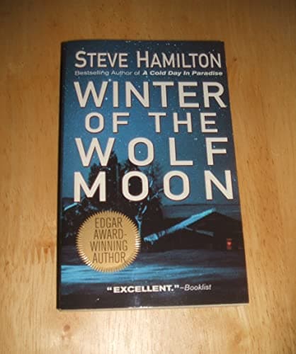 Book cover for Winter of the Wolf Moon: An Alex McKnight Mystery (St. Martin's Minotaur Mysteries) by Hamilton, Steve