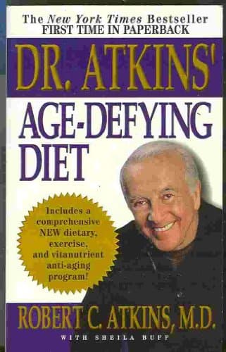 Book cover for Dr. Atkins' Age-Defying Diet: A Powerful New Dietary Defense Against Aging by Atkins, Robert C.