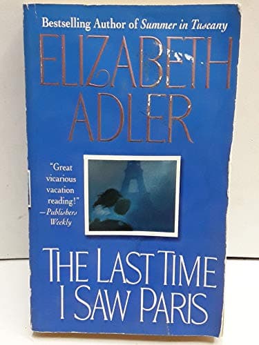 Book cover for The Last Time I Saw Paris by Adler, Elizabeth